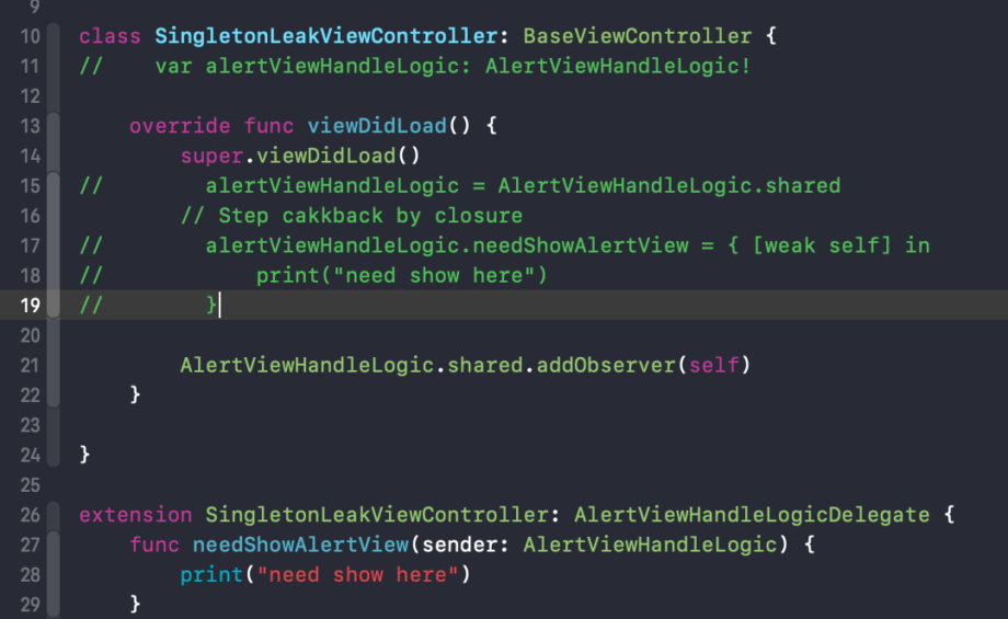 IOS Programming: Create Leak memory in singleton(bonus observers) (part ...